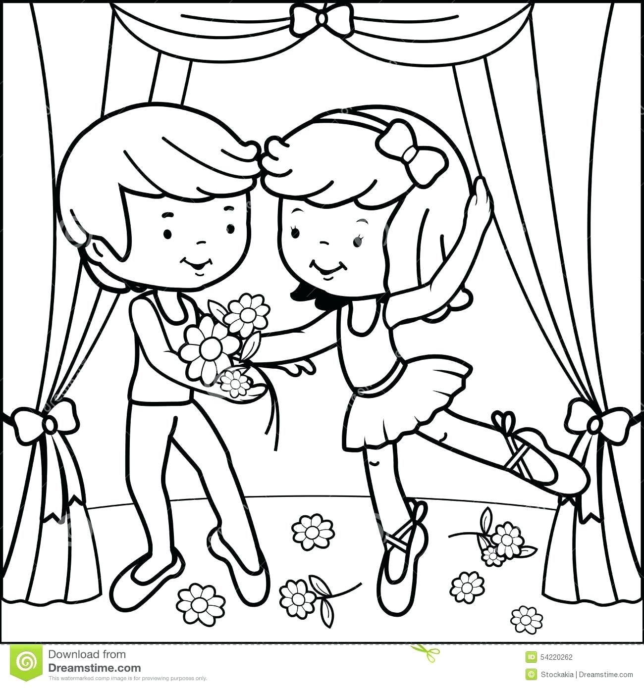 Dancing Coloring Pages Ballet Dancer Coloring Pages Free Fiestaprintco