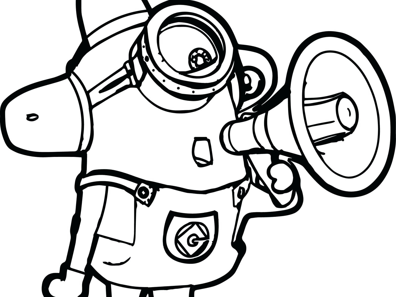 Despicable Coloring Pages Free Printable Minion Coloring Pages Bob Despicable Me Minions Page