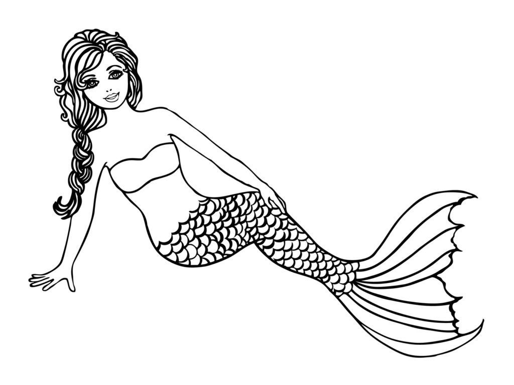Detailed Mermaid Coloring Pages Coloring Book World Free Mermaid Coloring Pages Ecmapbobile