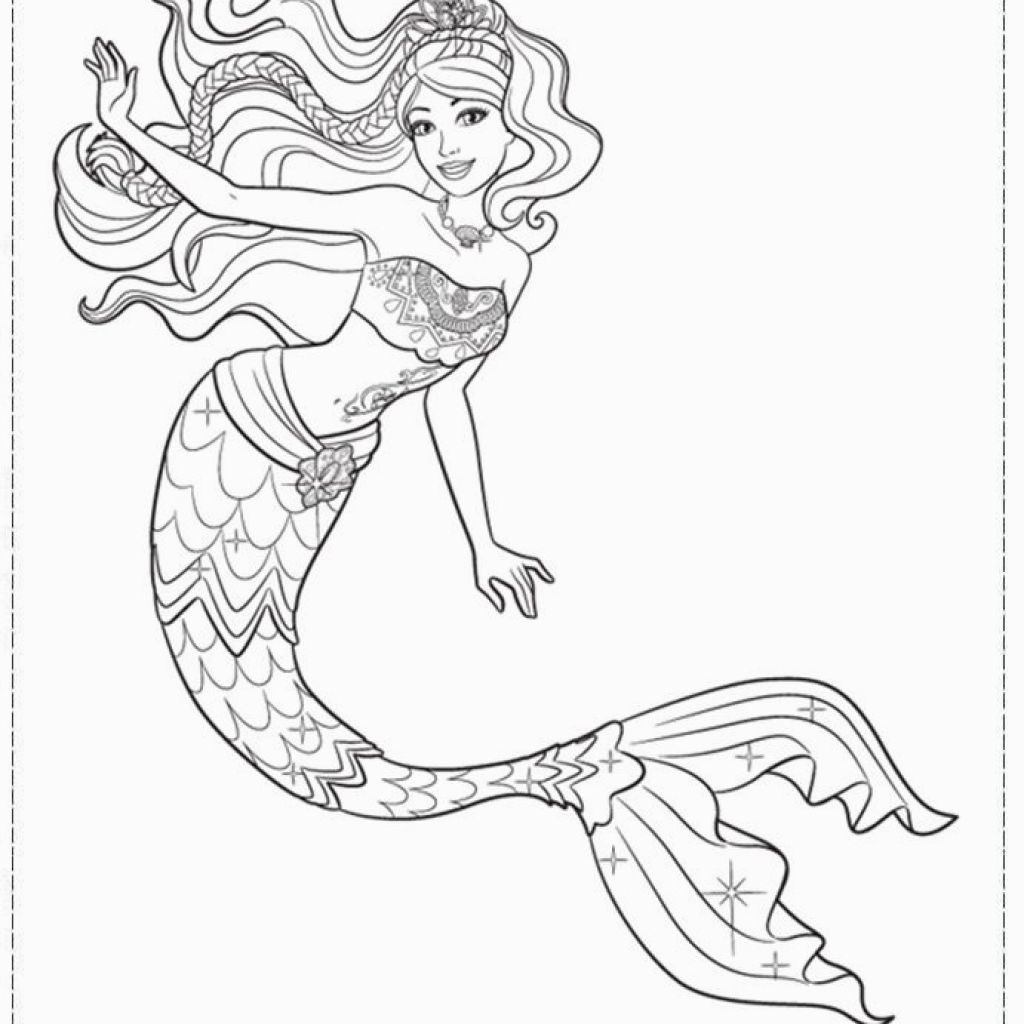 Detailed Mermaid Coloring Pages Coloring Page Mermaid Coloring Pages To Print Realistic And For