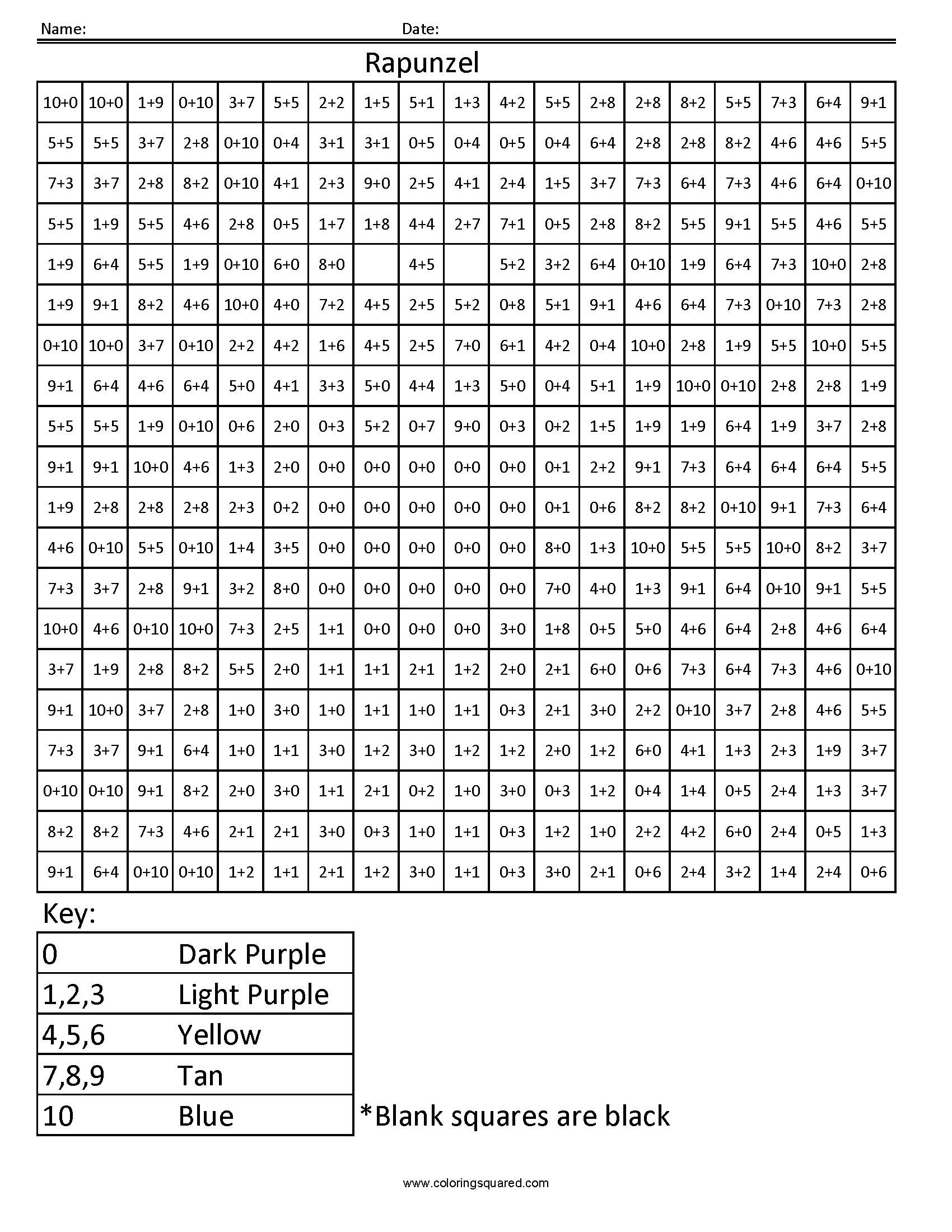 Disney Color By Number Printable Pages Disney Color Number Pages Top Free Coloring Pages For Kids