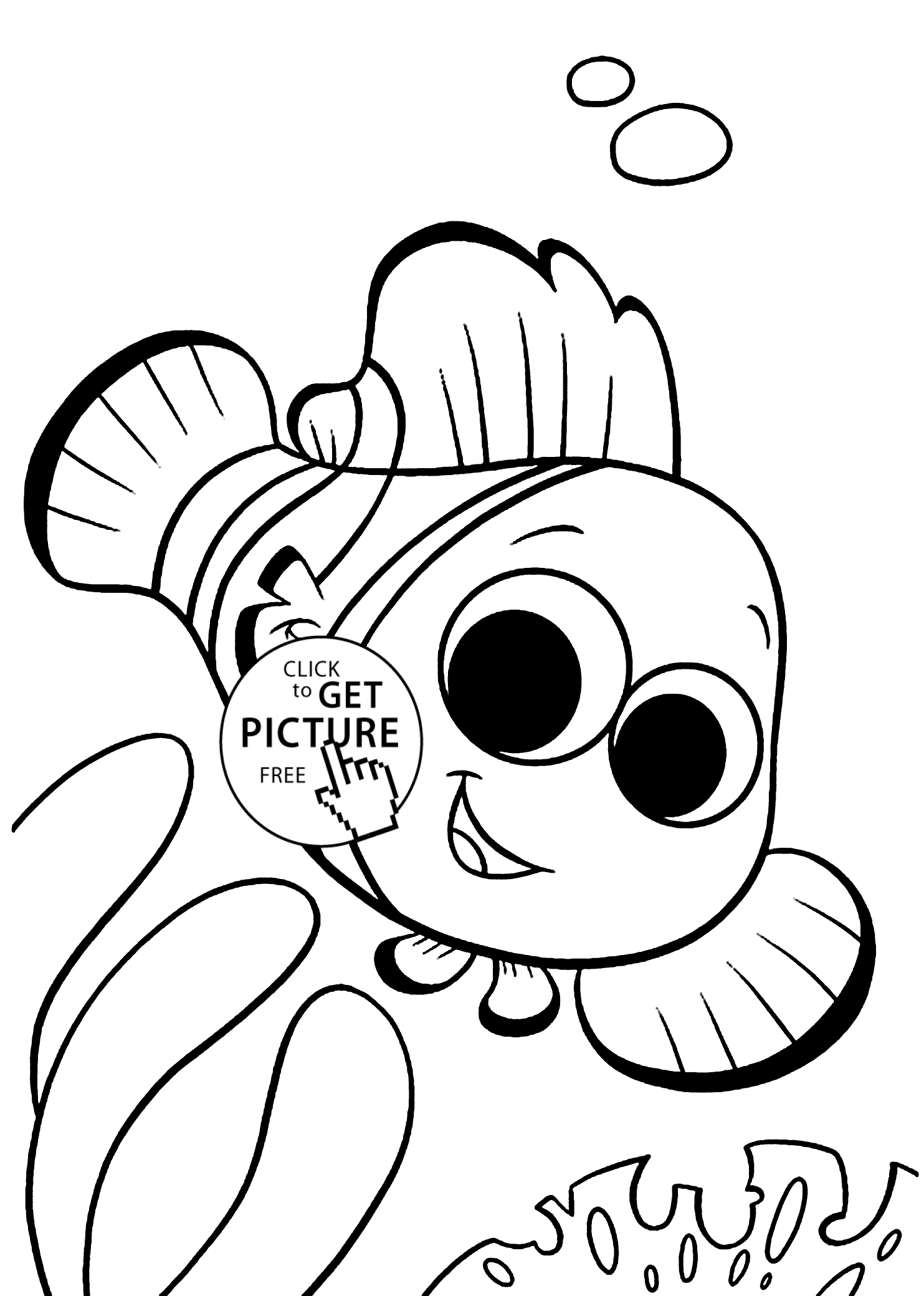 Disney Color Pages Free Finding Nemo Coloring Pages For Kids Printable Free
