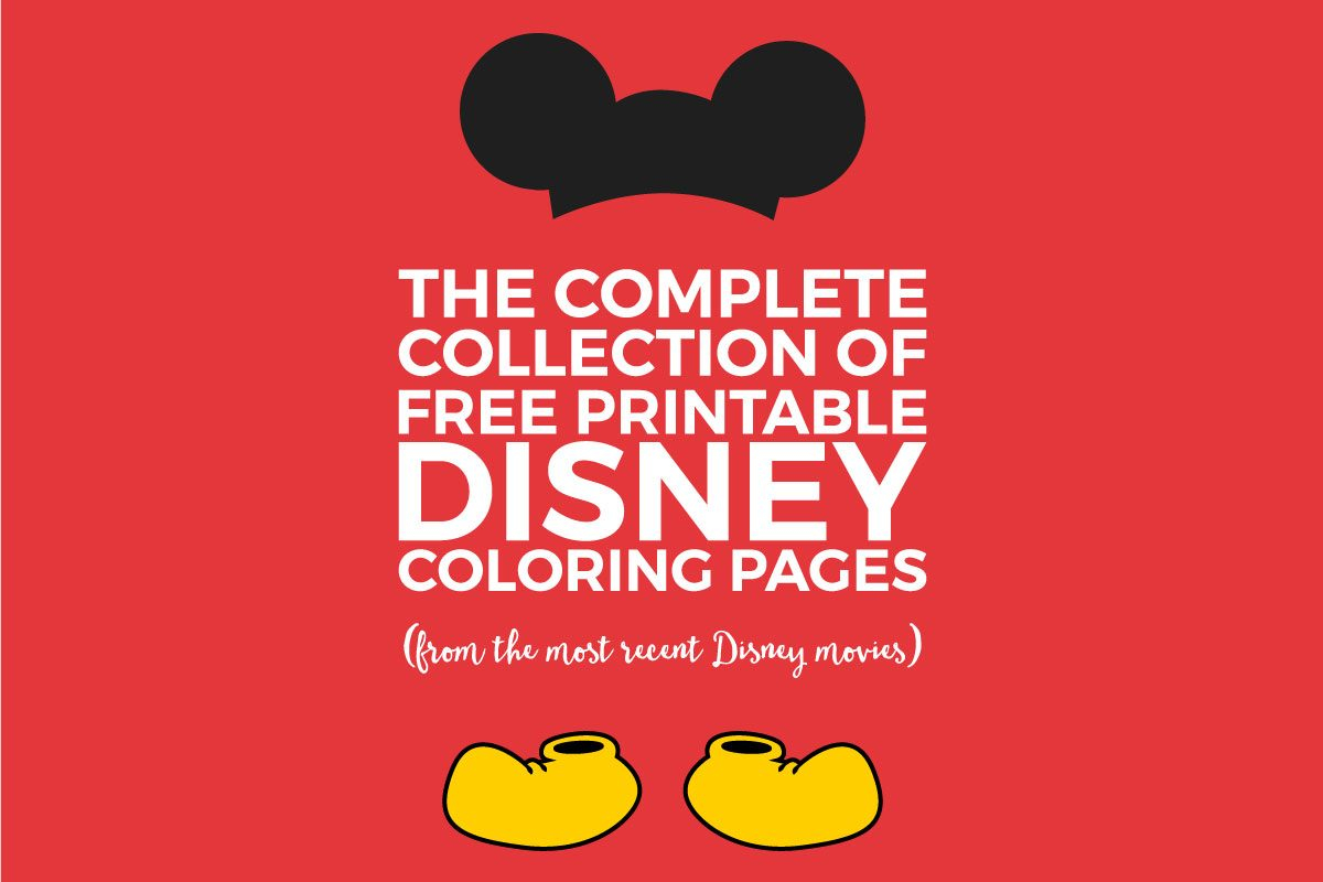 Disney Color Pages Free The Best Collection Of Free Disney Coloring Pages