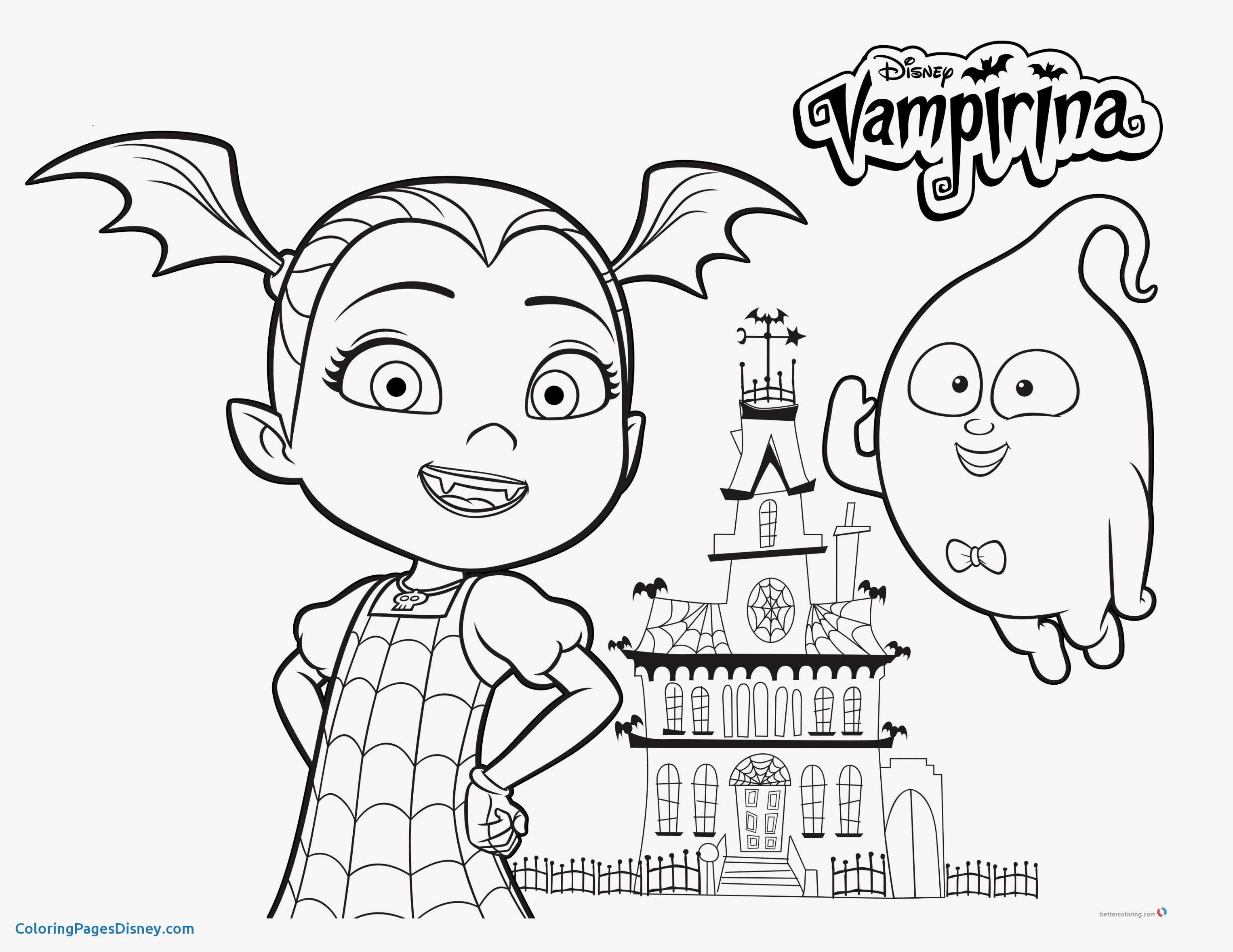 Disney.com Coloring Pages Luxury Disney Vampirina Coloring Pages Jvzooreview