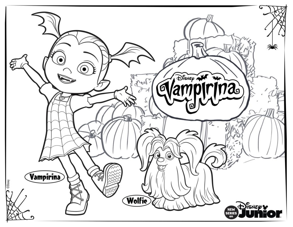 Disney.com Coloring Pages Vampirina Coloring Pages For Your Little One Disney Family