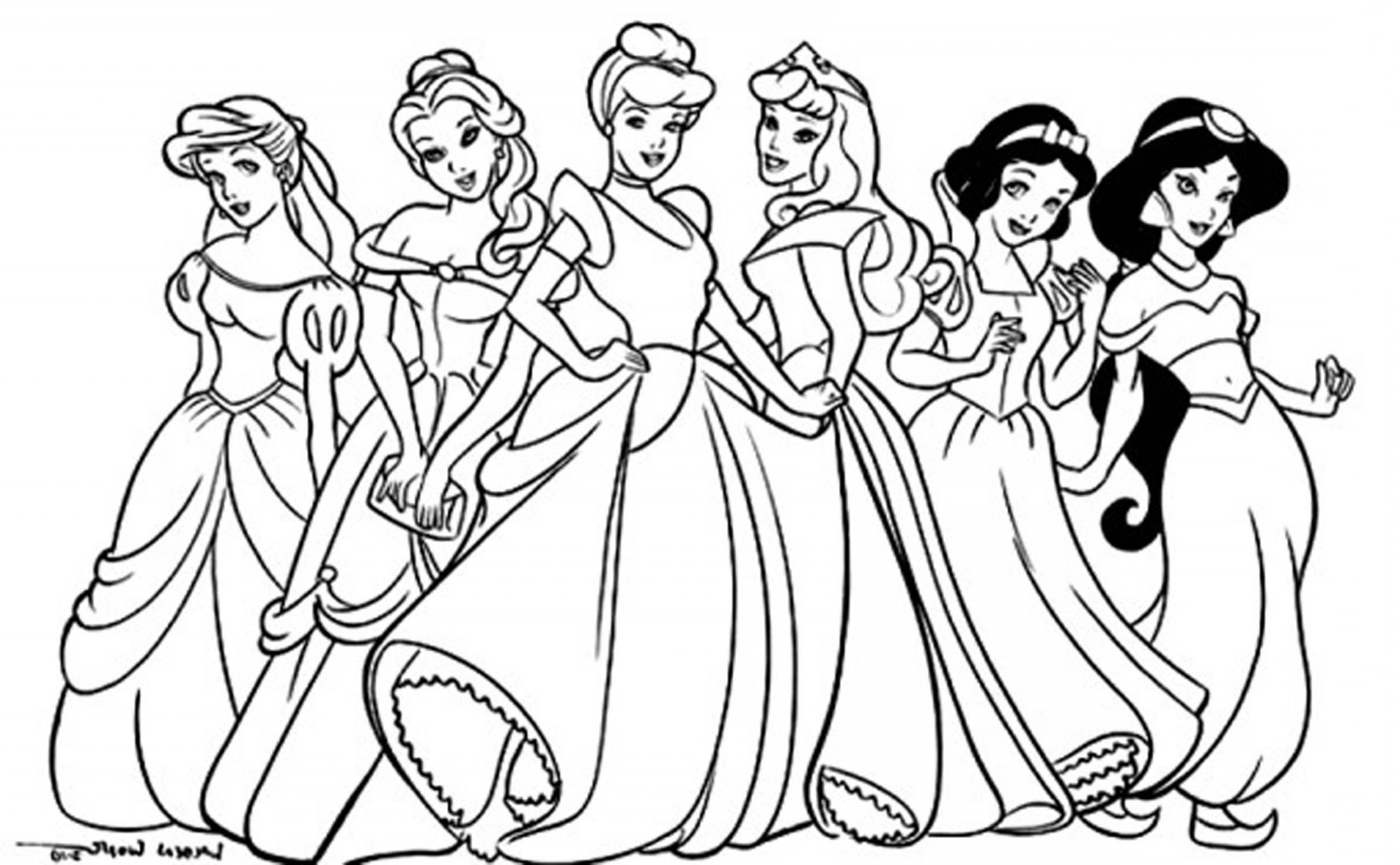 Disney Princess Coloring Pages Printable Coloring Pages Free Princess Activity Pages Printable Coloring To