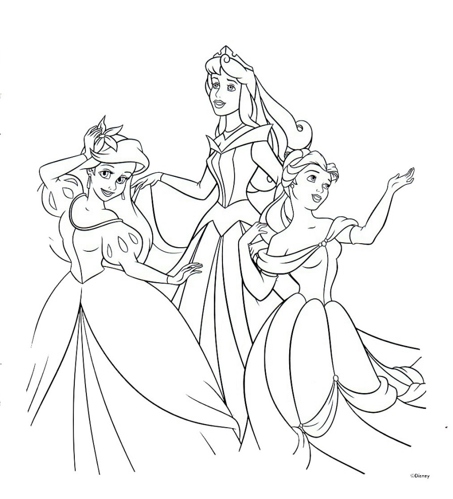 Disney Princess Coloring Pages Printable Free Printable Disney Princess Coloring Pages For Kids 659 All