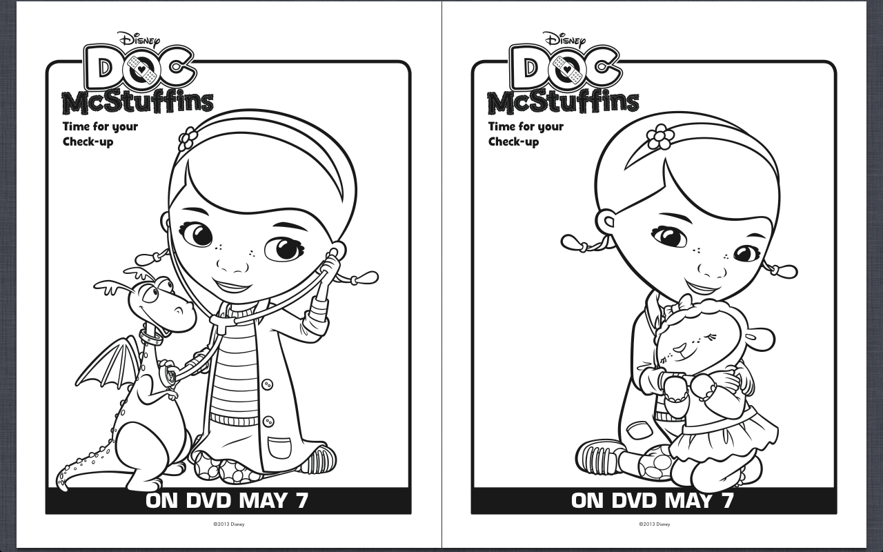Doc Mcstuffins Toy Hospital Coloring Pages Doc Mcstuffins Coloring Pages Disney Junior Doc Mcstuffins