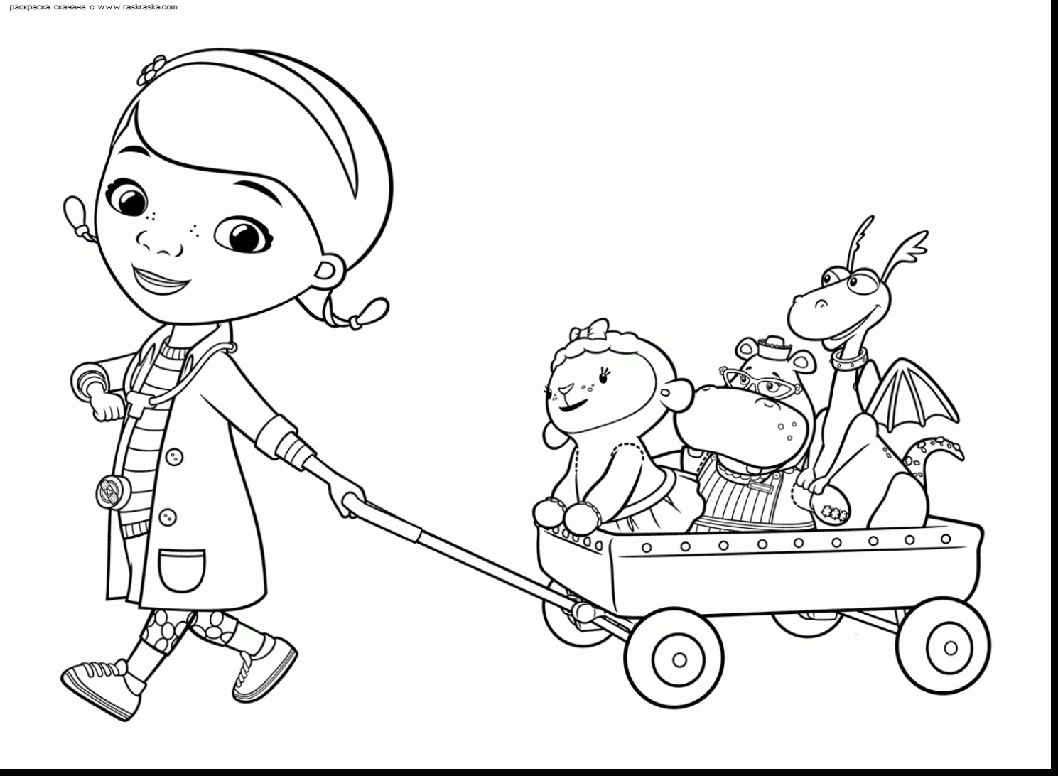 Doc Mcstuffins Toy Hospital Coloring Pages Doc Mcstuffins Friends Coloring Pages For Kids Printable Free