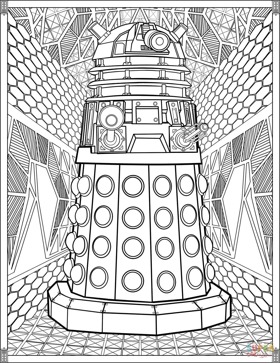Doctor Who Coloring Page Doctor Who Coloring Pages Free Coloring Pages