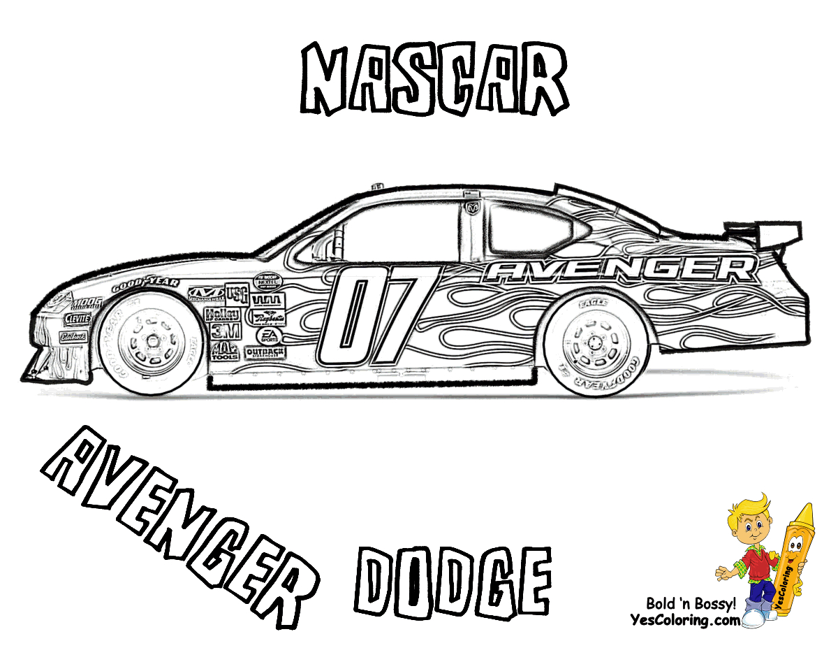 Drag Car Coloring Pages Full Force Race Car Coloring Pages Free Nascar Sports Car