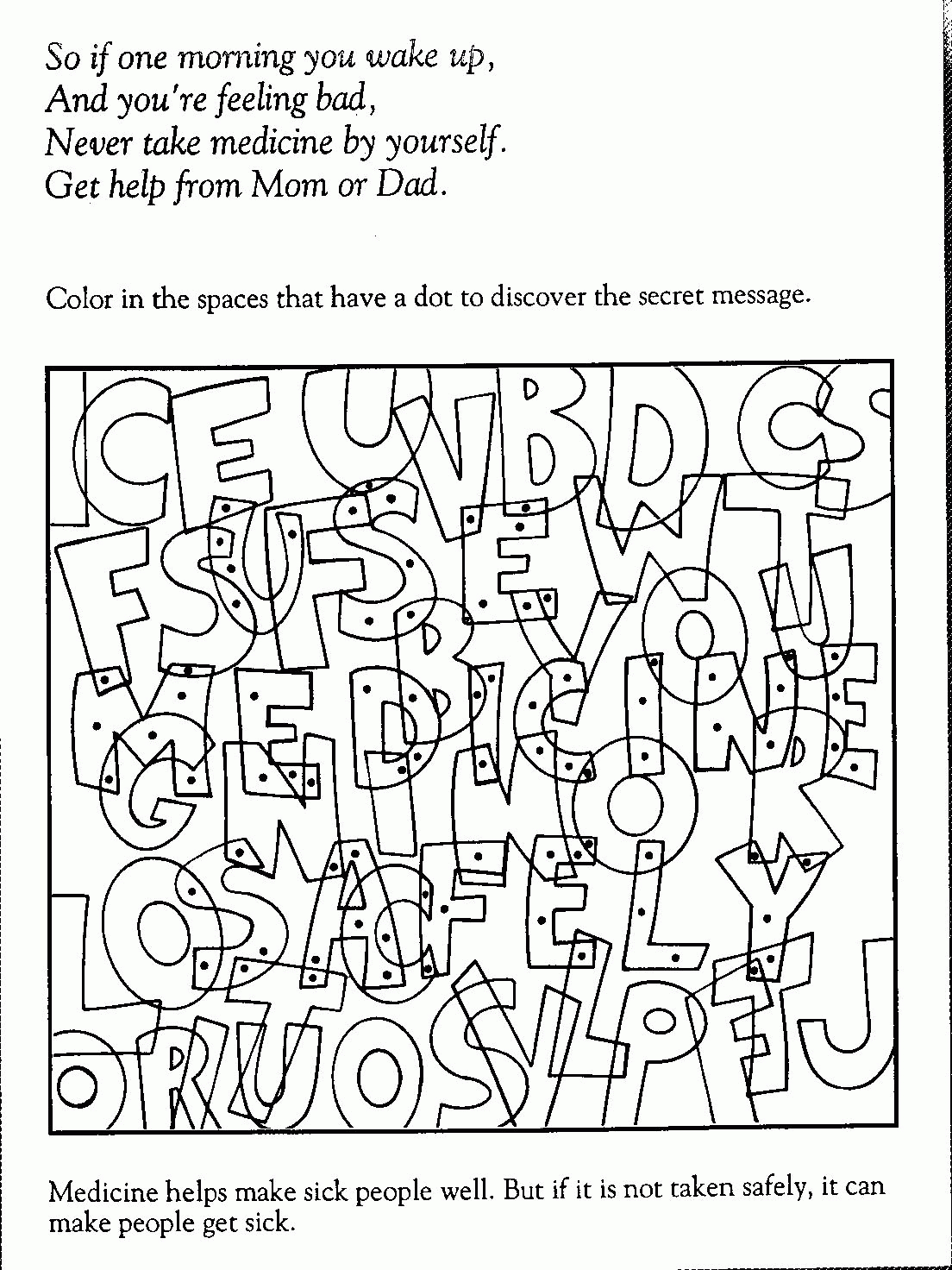 Drug Awareness Coloring Pages Free Printable Coloring Pages For Red Ribbon Week Coloring Home
