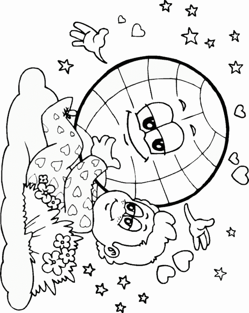 Earth Day Coloring Pages Coloring Coloring Printable Earth Days For Kids Coloringstar