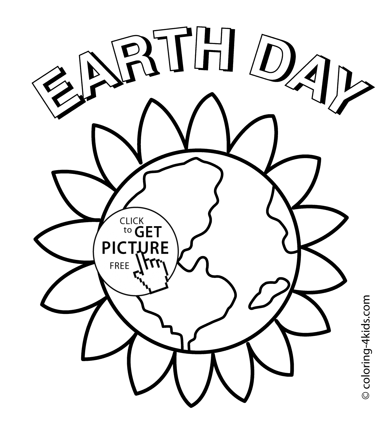 Earth Day Coloring Pages Coloring Pages Earth Day Flower Coloring Pages Outstanding
