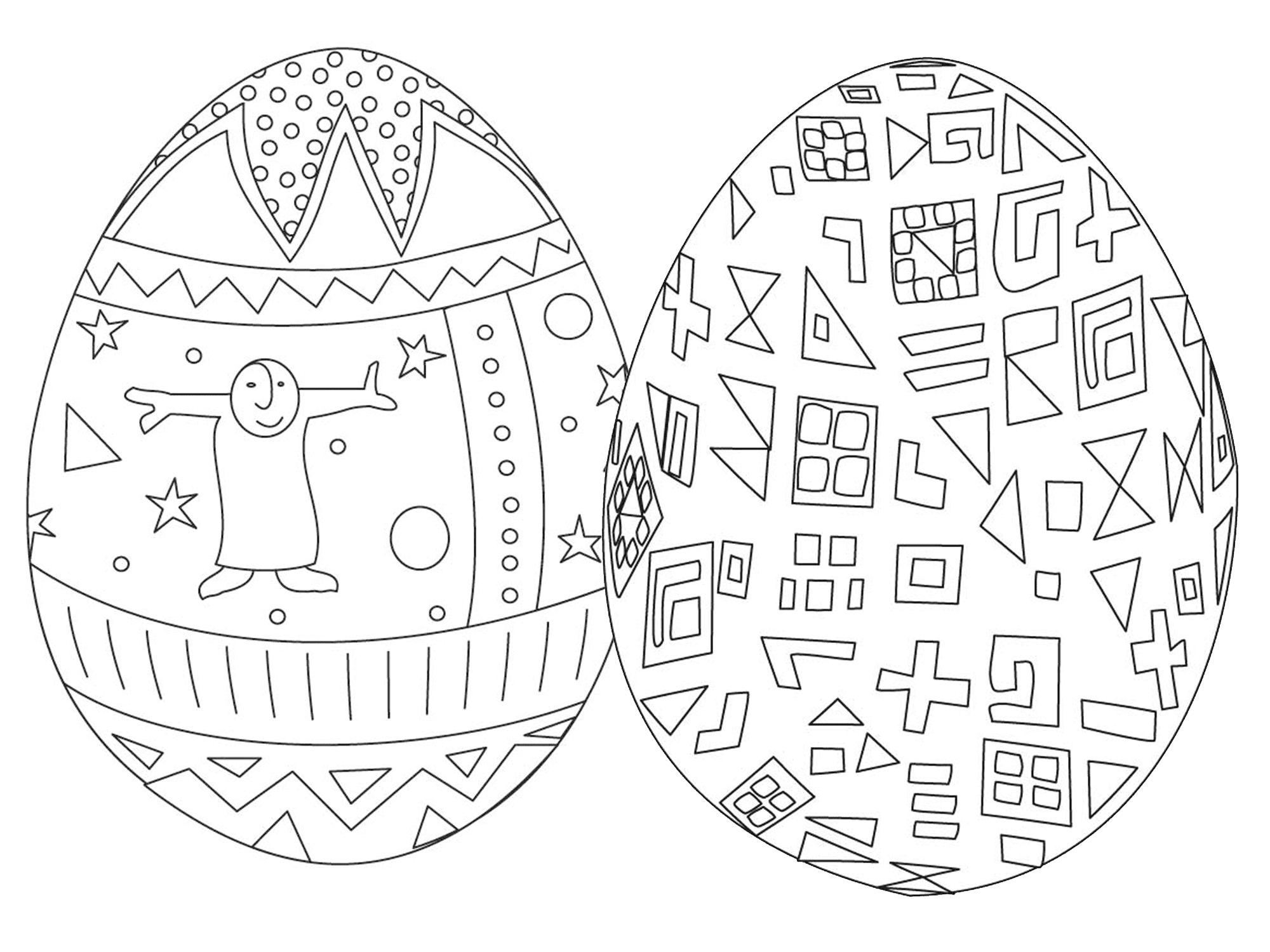 Easter Egg Coloring Page 7 Places For Free Printable Easter Egg Coloring Pages