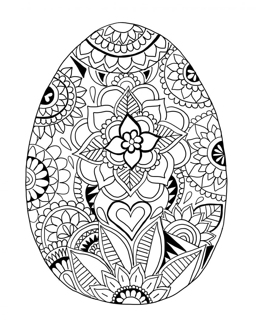 Easter Egg Coloring Page Coloring Detailed Coloring Sheets Photo Inspirations Easter Egg
