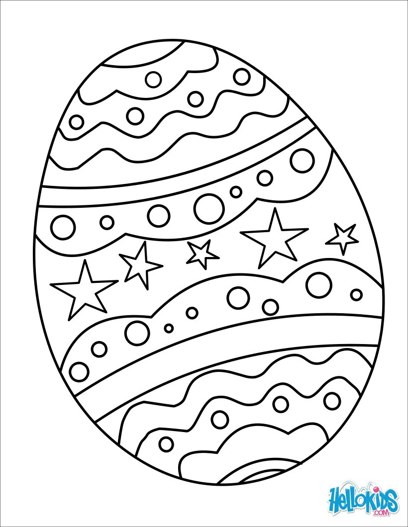 Easter Egg Coloring Page Easter Egg Coloring Pages 25 Online Kids Coloring Printables For