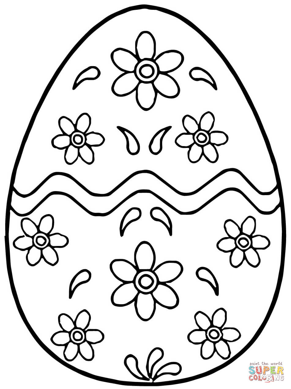 Easter Egg Coloring Page Easter Eggs Coloring Pages Free Coloring Pages