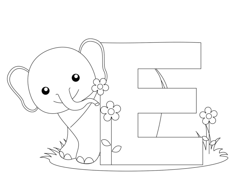 Elephant Coloring Pages For Preschool Letter E Coloring Pages Preschool Letter G Activity Coloring Page