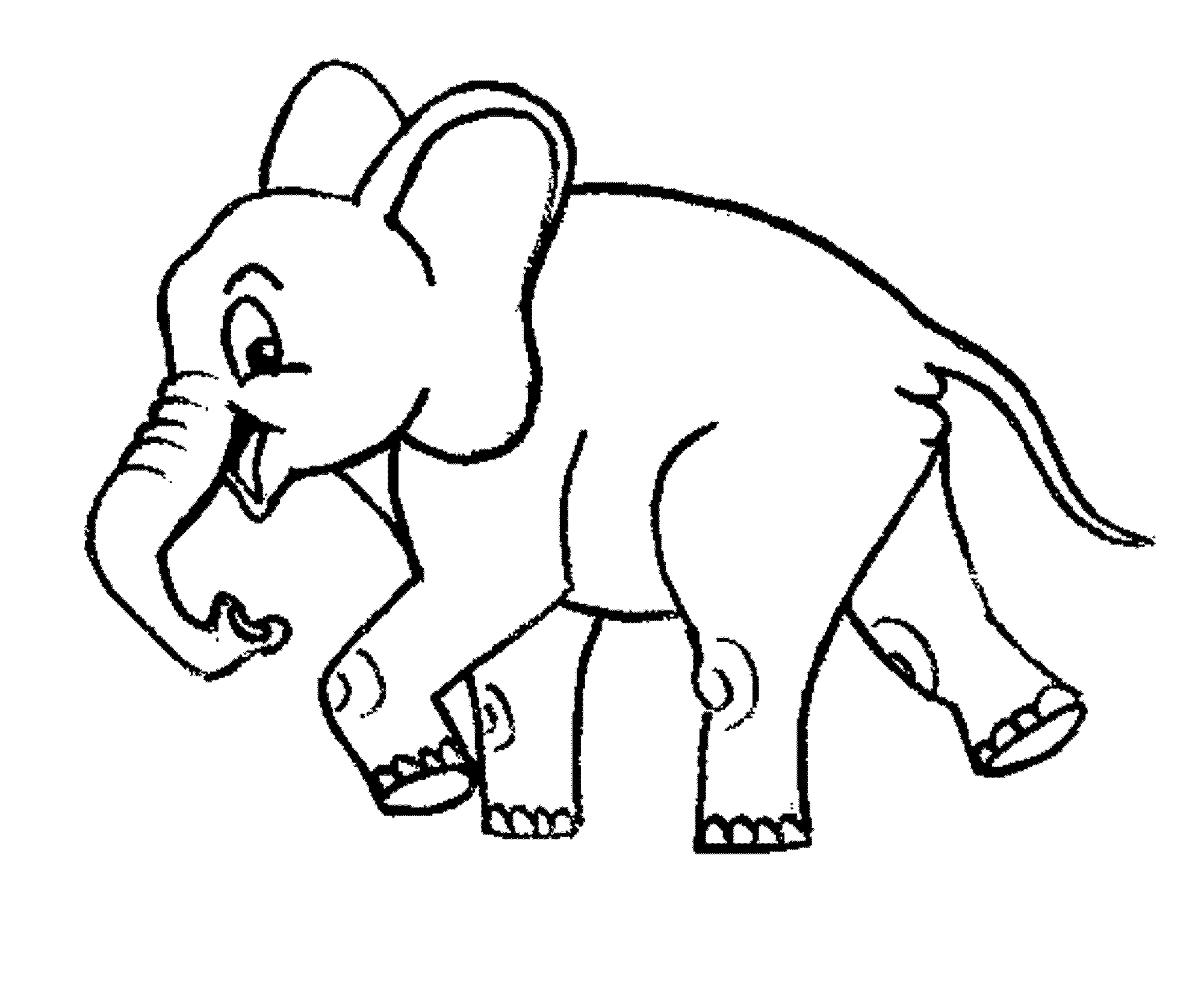 Elephant Coloring Pages For Preschool Teaching Kids Through Elephant Coloring Pages Best Apps For Kids