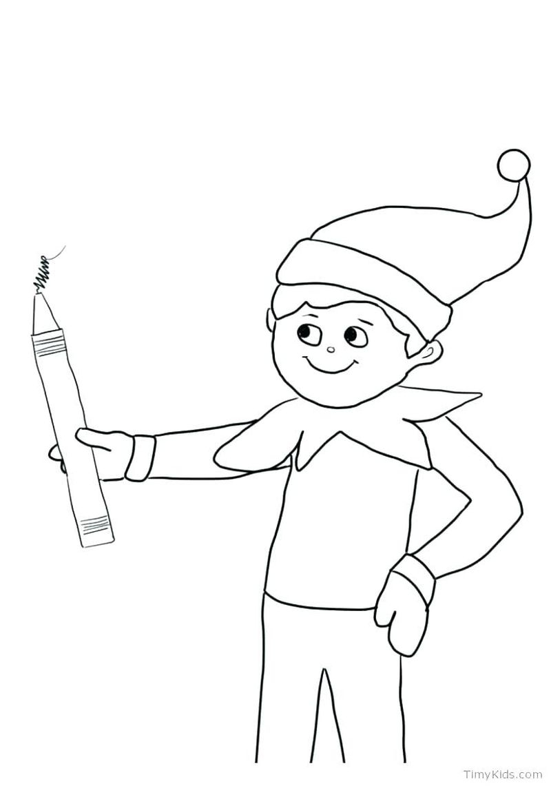 Elf Coloring Pages Printable Elf Coloring Pages Printable No Face Free Coloring Sheets