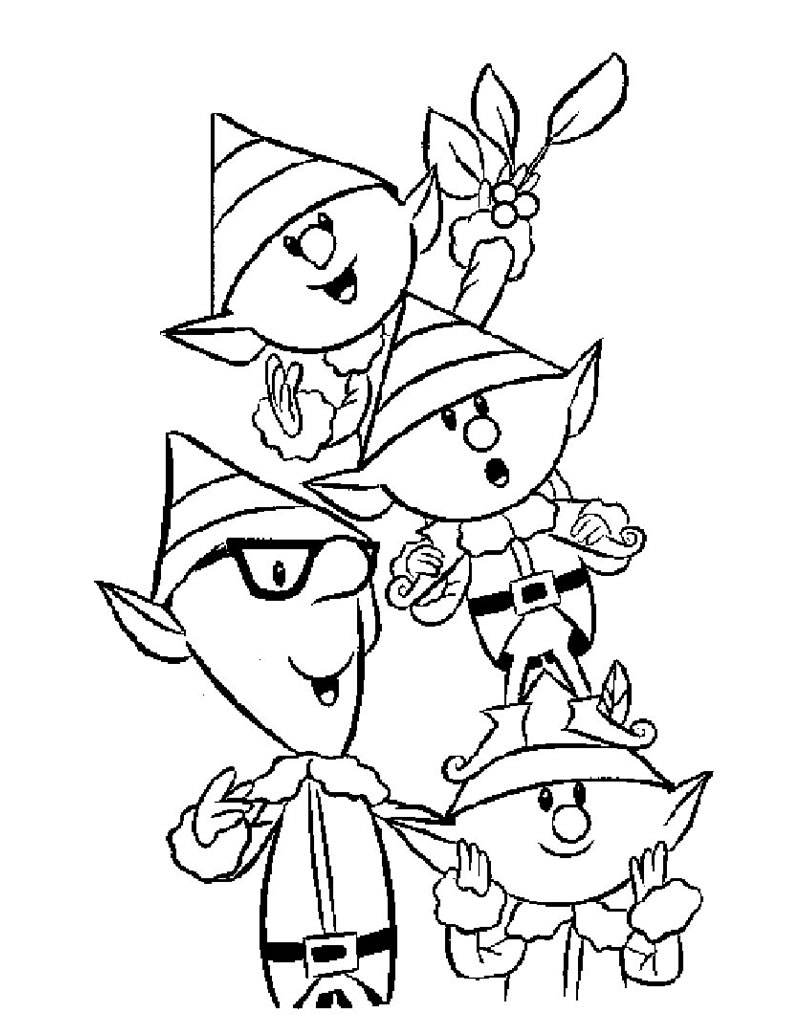 Elf Coloring Pages Printable Images Of Elf Coloring Pages For Adults Sabadaphnecottage
