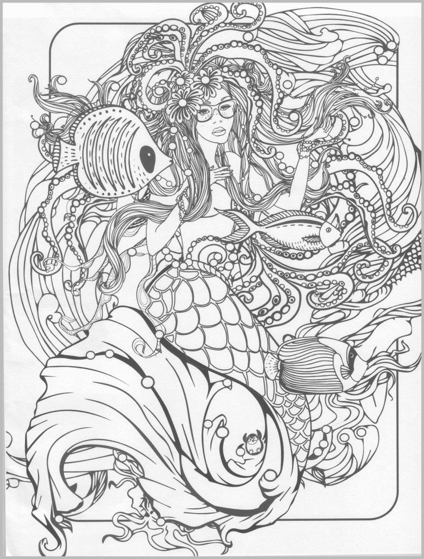 Elmer Fudd Coloring Pages Coloring Mermaid Coloring Book For Adults New Adult Ariel Little