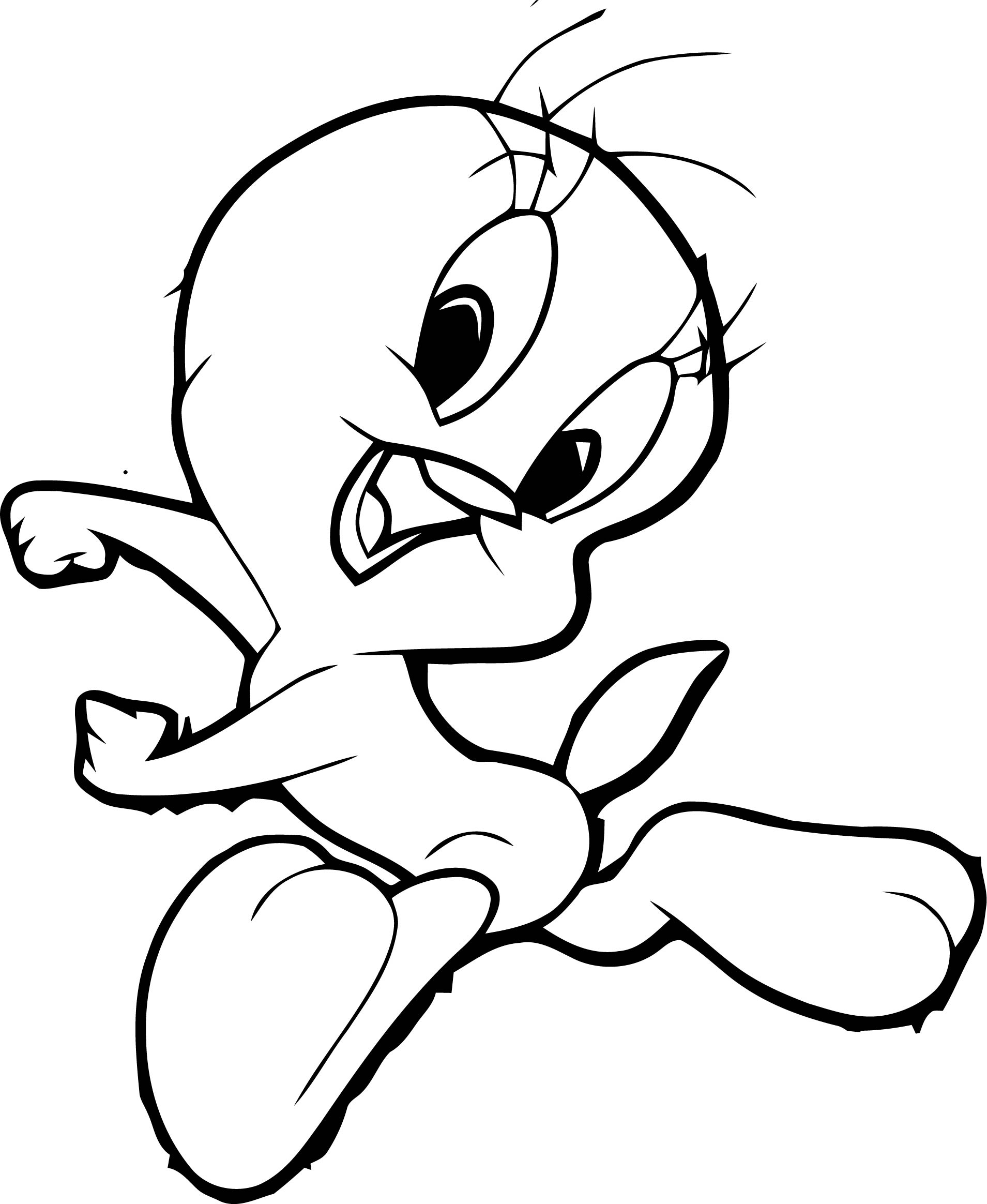 Elmer Fudd Coloring Pages Tweety Looney Tunes 7 The Looney Tunes Show Coloring Page