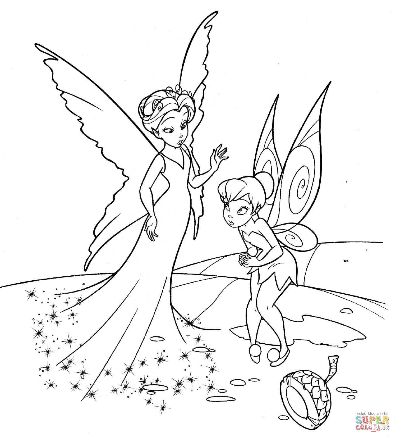 Fairy Queen Coloring Pages Queen Clarion Coloring Page Free Printable Coloring Pages