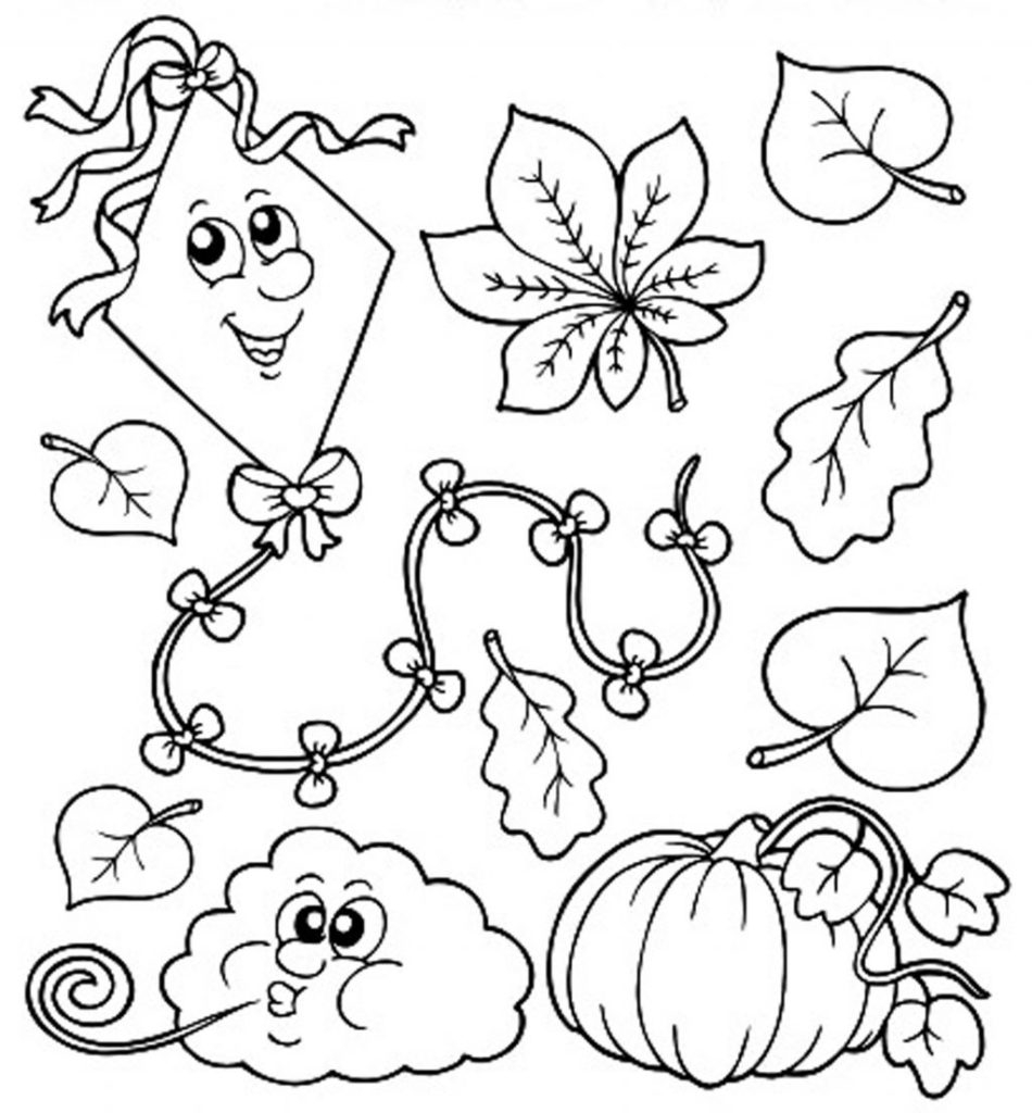 Fall Coloring Page Coloring Fall Coloring Book Pages For Kids Free Printable
