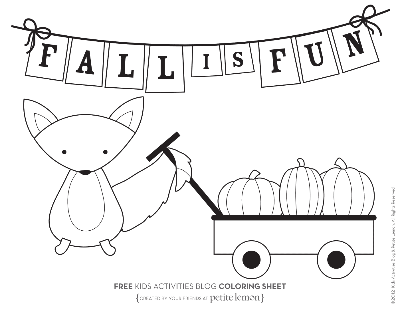 Fall Coloring Page Free Autumn And Fall Coloring Pages