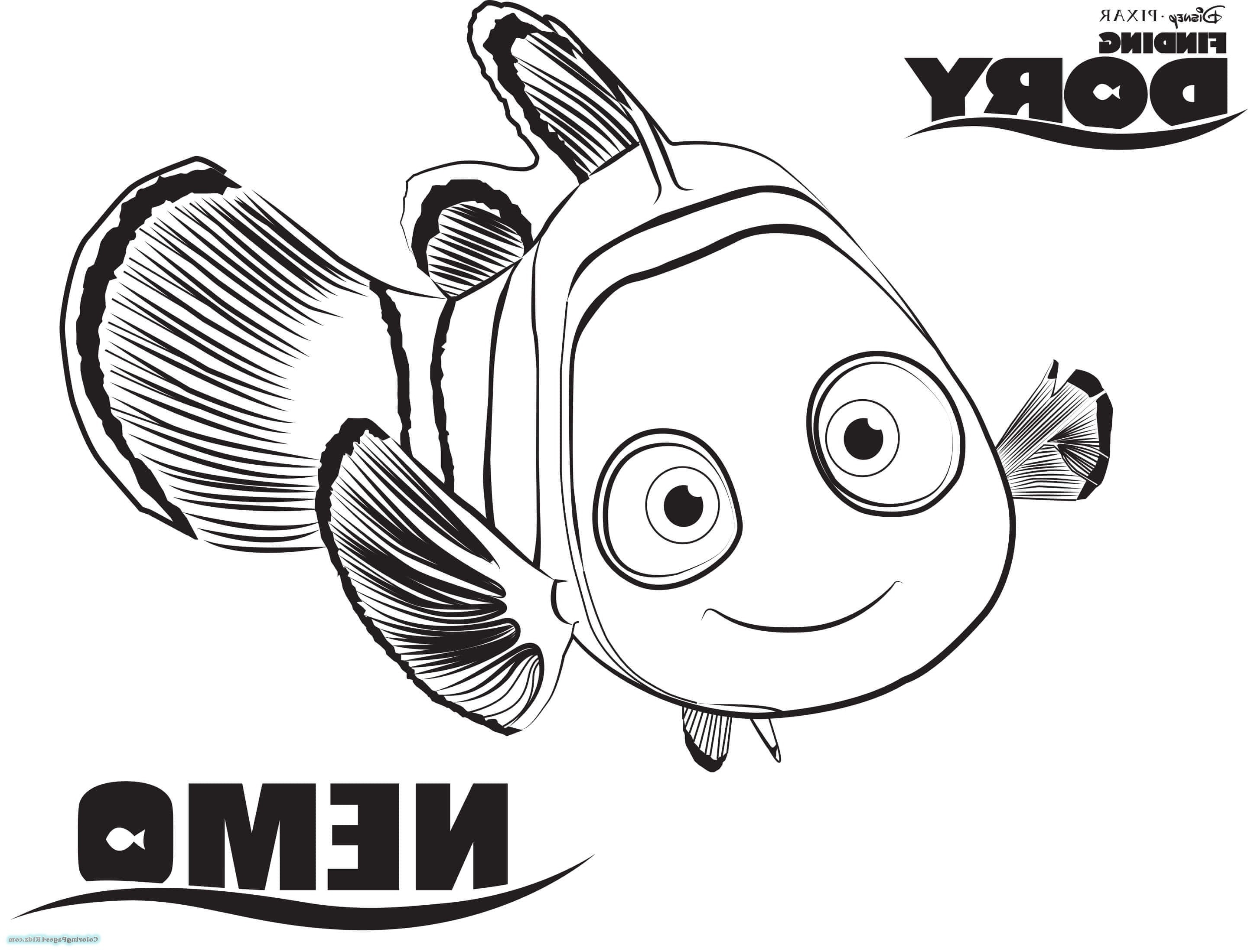 Finding Nemo Characters Coloring Pages Coloring Pages Coloring Pagesnding Nemo To Print Free Sheets