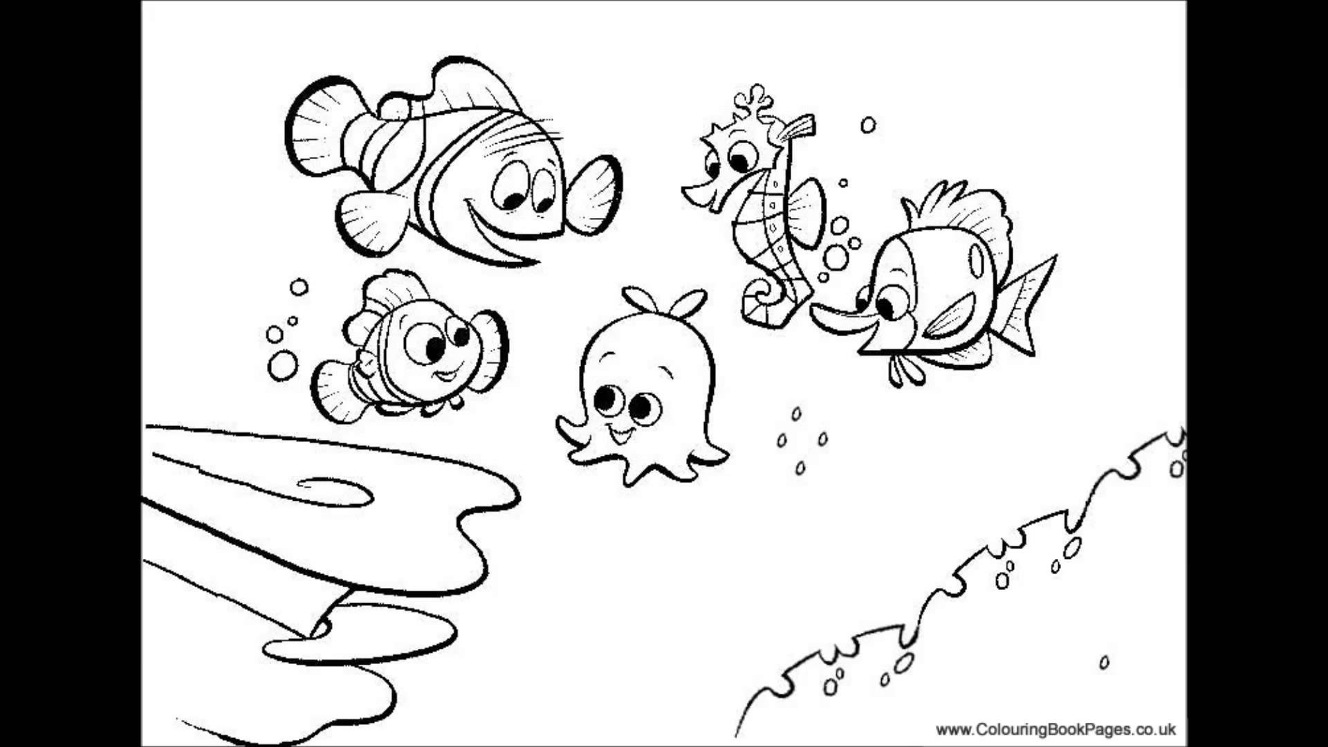Finding Nemo Characters Coloring Pages Finding Dory Characters Coloring Pages Inspirational Finding Nemo
