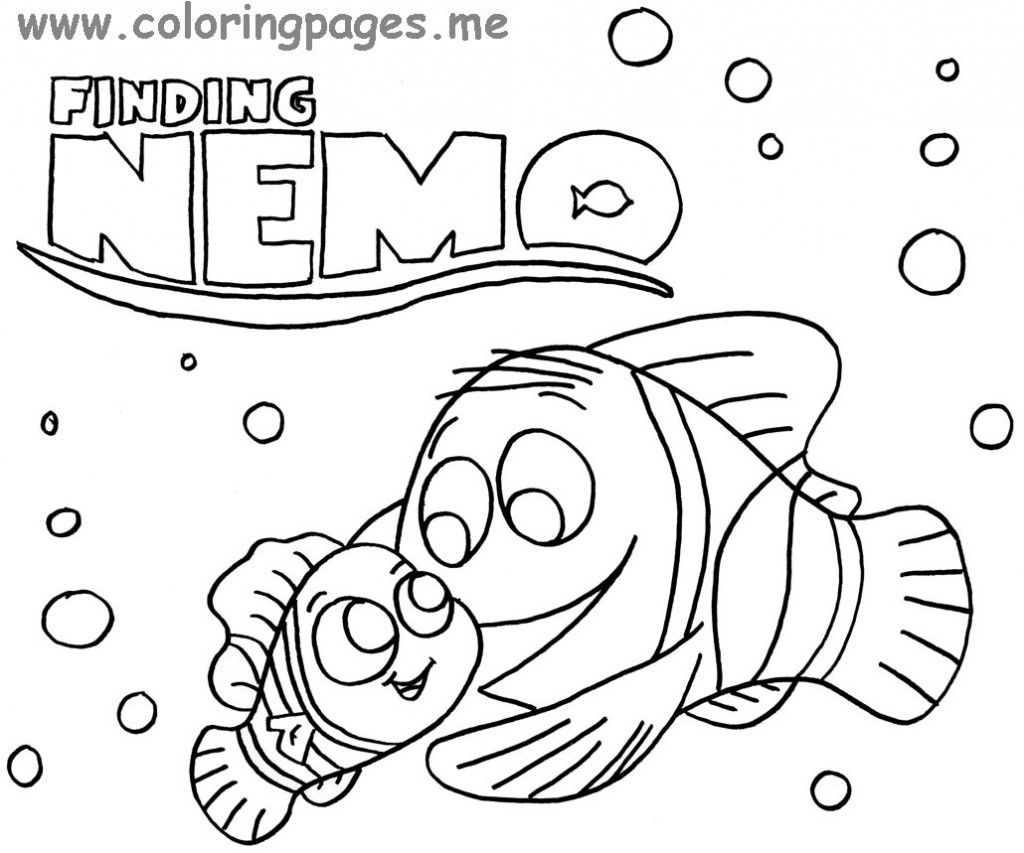 Finding Nemo Characters Coloring Pages Nemo Coloring Pages Free Printable