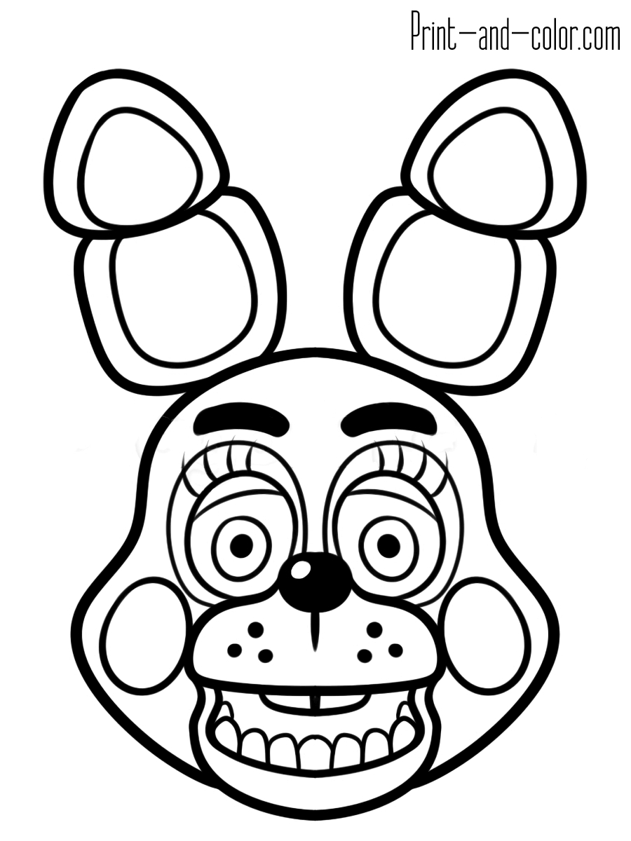 Five Nights At Freddy's Coloring Pages Foxy Coloring Books Five Nights At Freddys Coloring Pages Print And