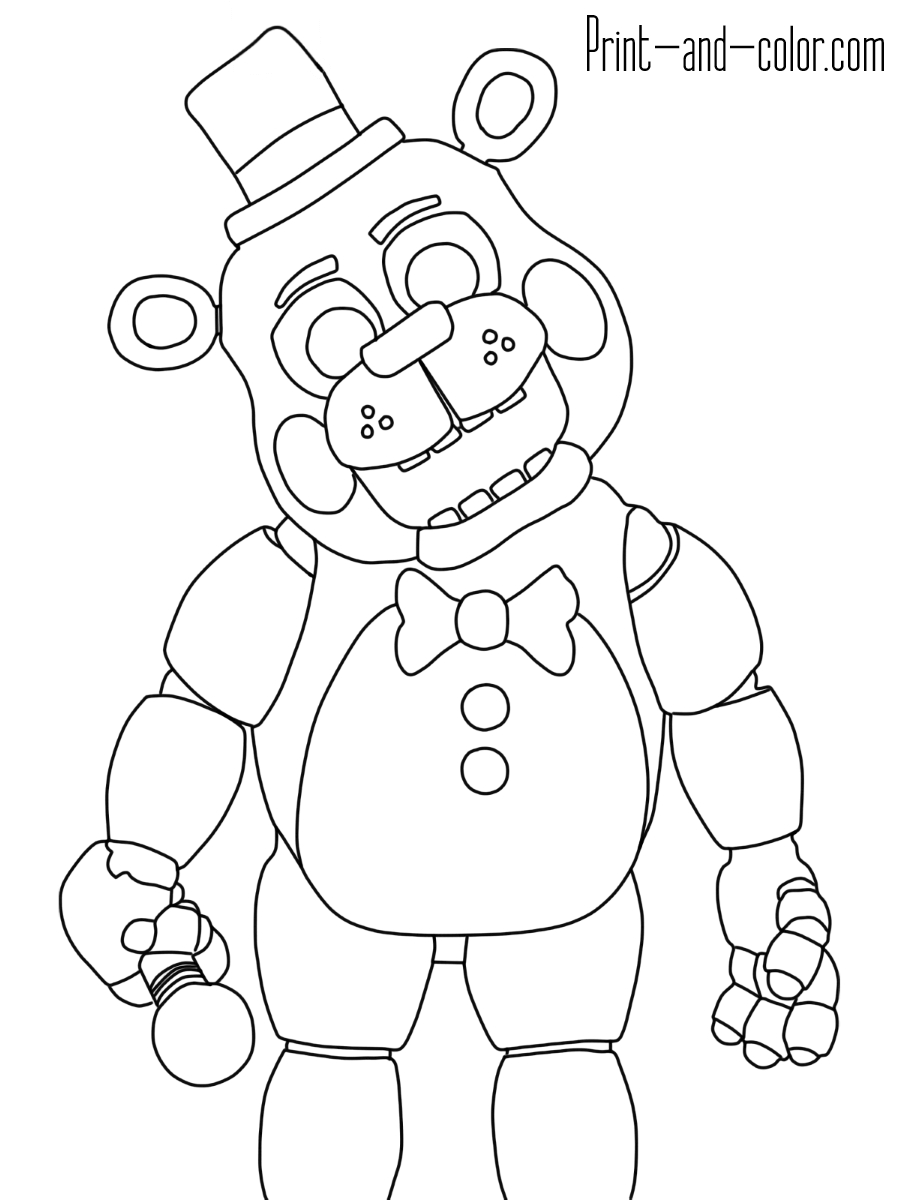 Five Nights At Freddy's Coloring Pages Foxy Coloring Pages Fnaf002 Five Nights At Freddys Coloring Sheets