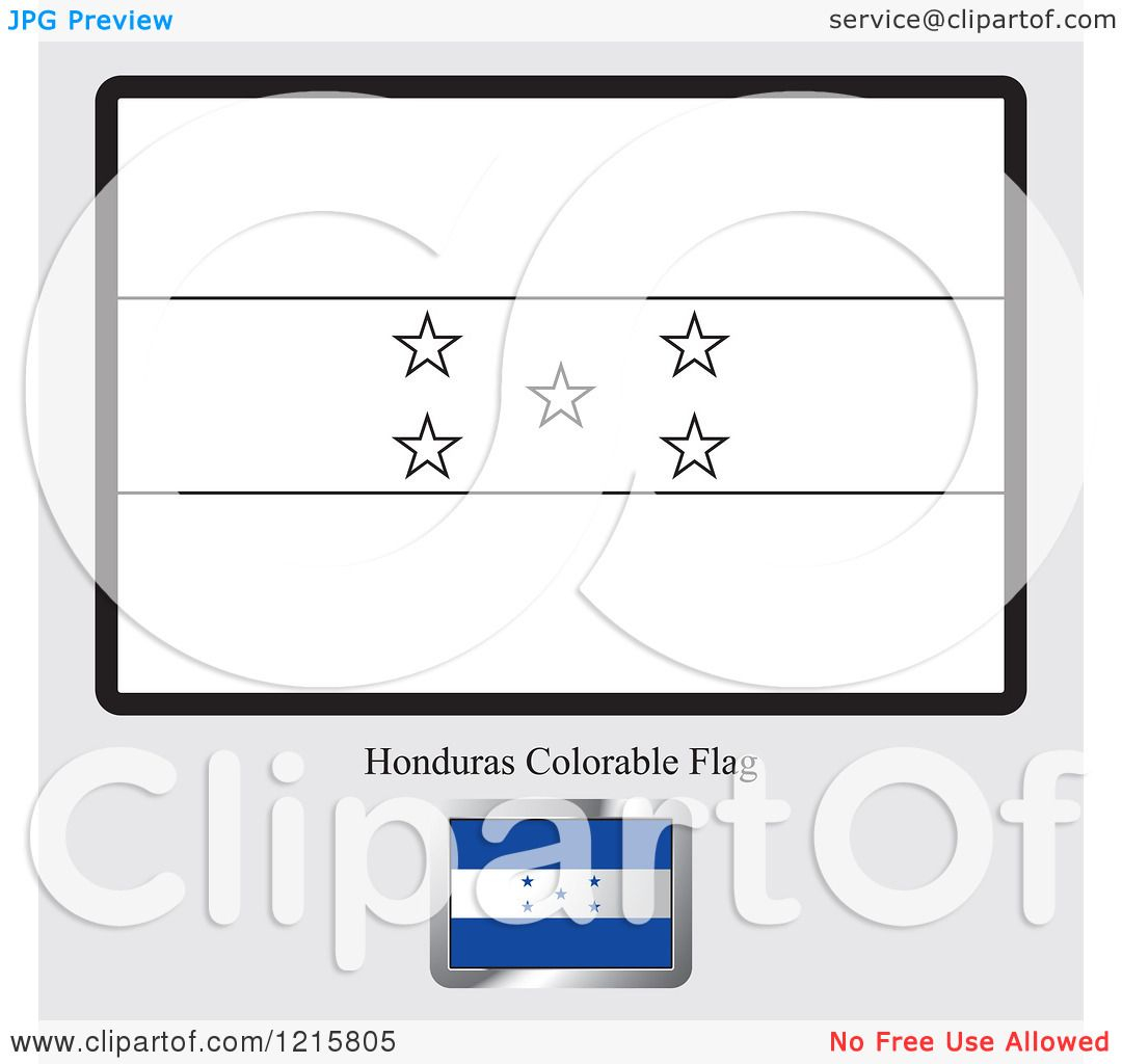 Flag Of Honduras Coloring Page Honduras Flag Coloring Page Jerusalem House