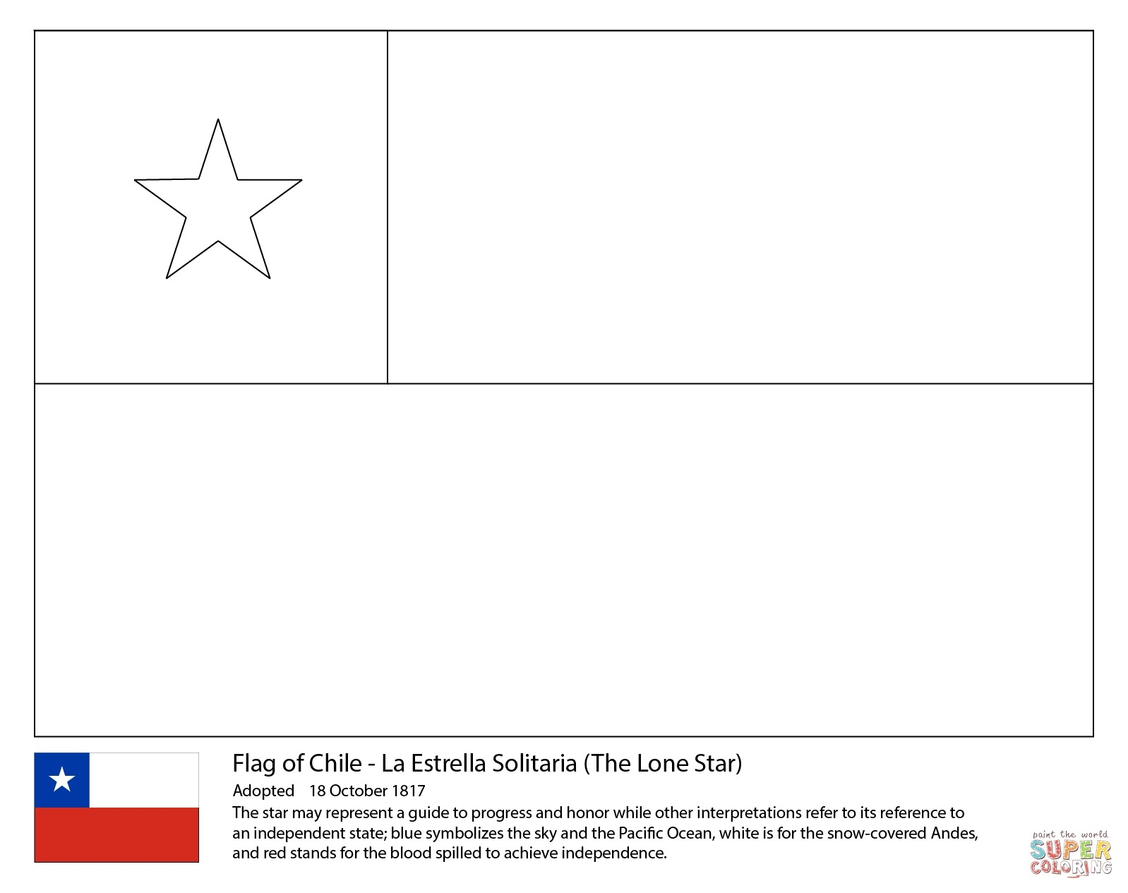 Flag Of Honduras Coloring Page Summary Flag Of Honduras Coloring Page Free Printable Coloring Pages