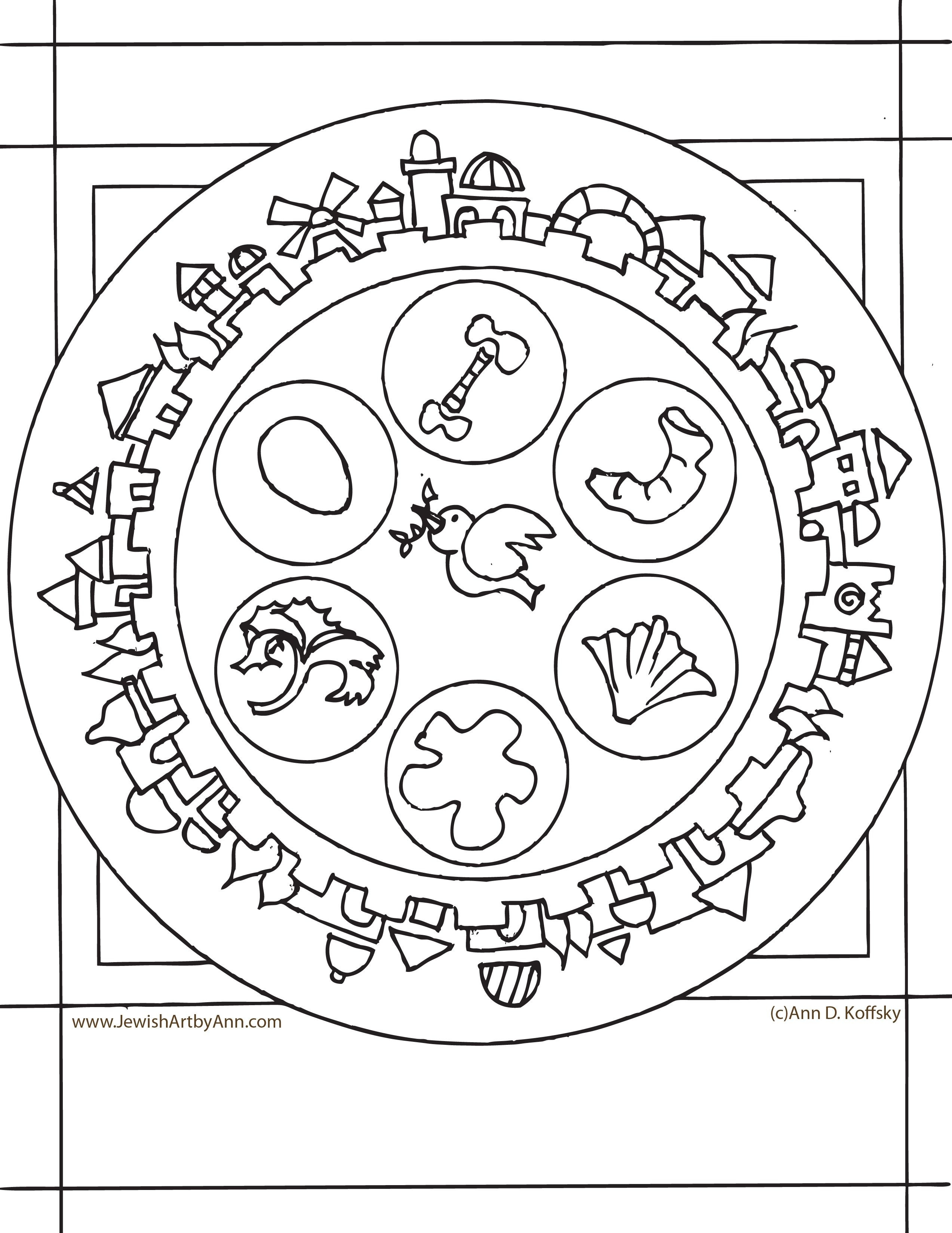 Food Pyramid Coloring Pages Food Pyramid 2015 Coloring Pages Awesome Ann Koffsky Passover Plate