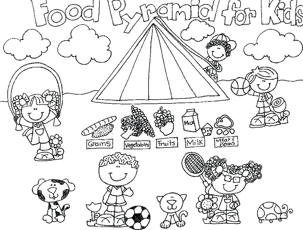 Food Pyramid Coloring Pages Preschool Healthy Foods Coloring Pages Codeadventuresco