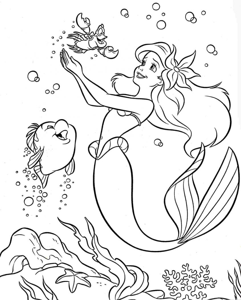 Free Ariel Coloring Pages Coloring Free Printable Arielg Pages Ideas Colouring Disney