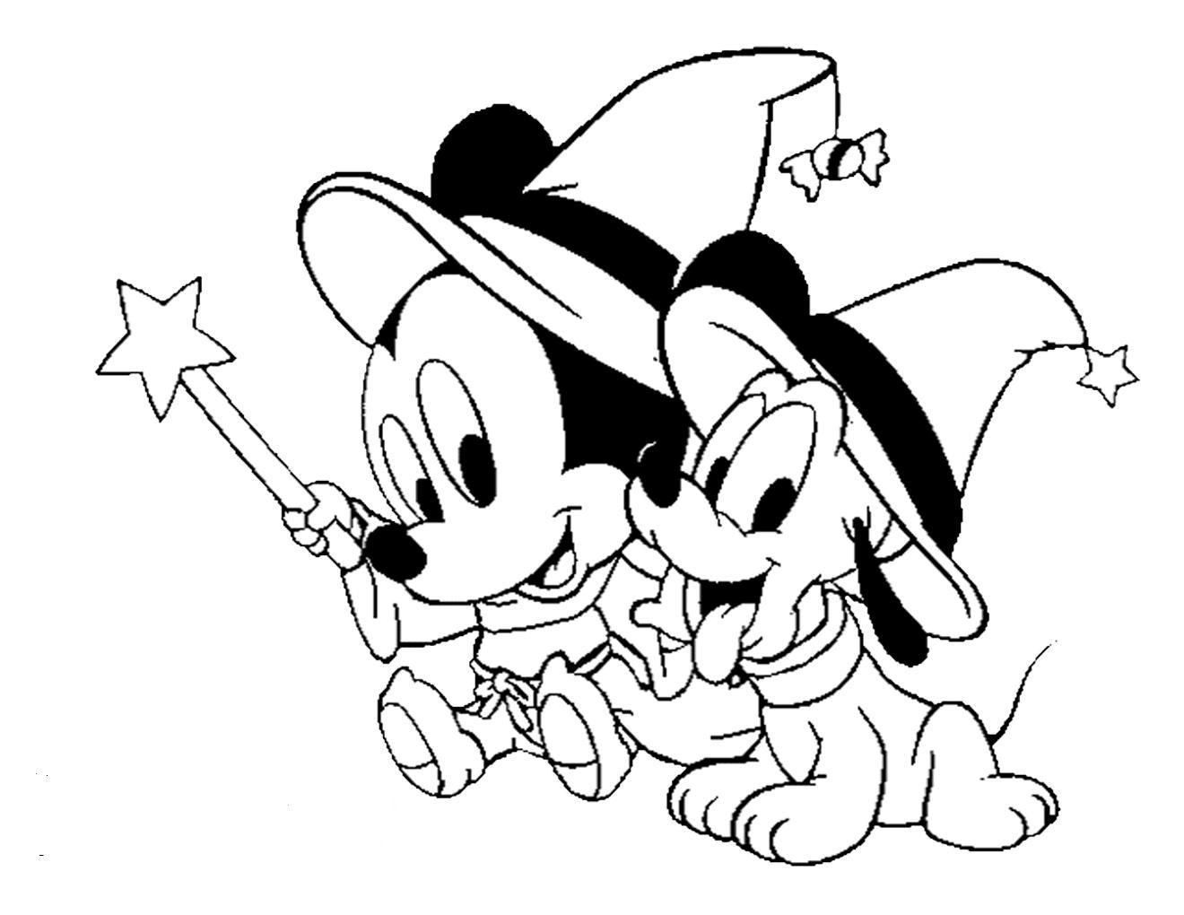 Free Baby Minnie Mouse Coloring Pages Coloring Ideas Ba Mickey Disney Halloween Coloring Pages Free