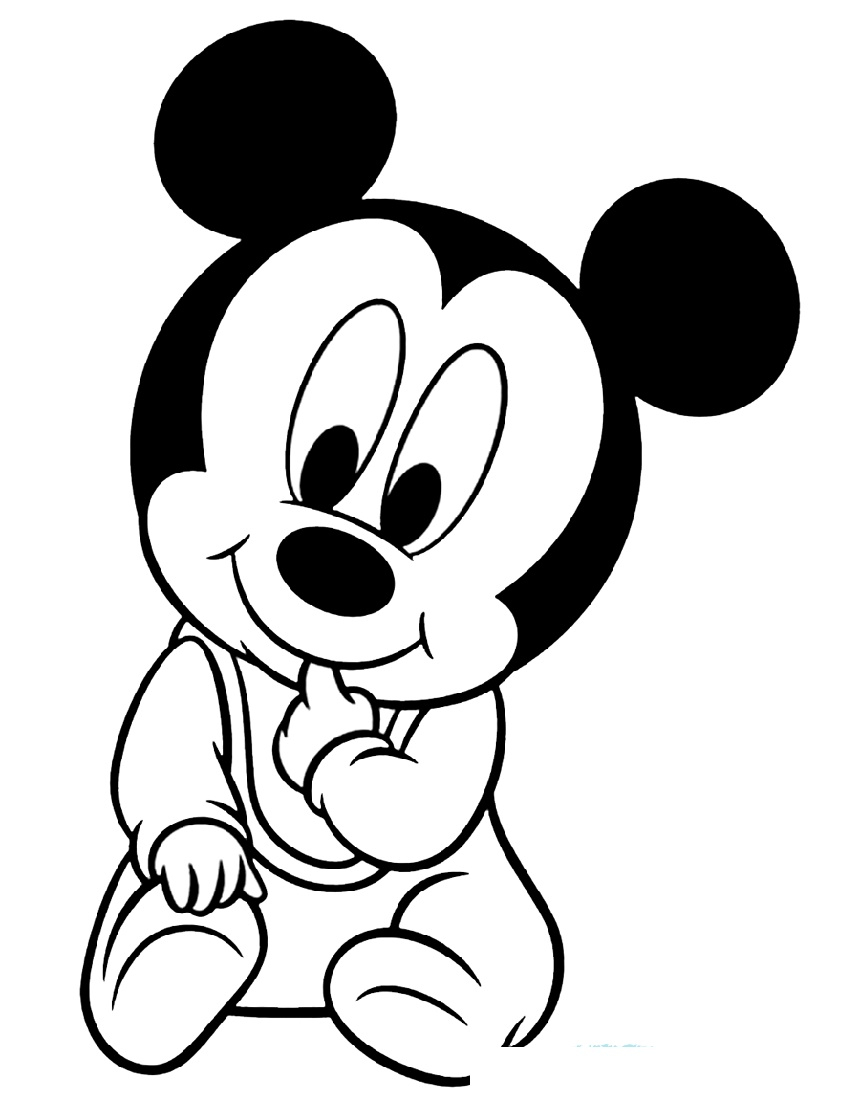 Free Baby Minnie Mouse Coloring Pages Coloring Pages Mickey Mouse Coloring Sheets Ba Pages Cute K5