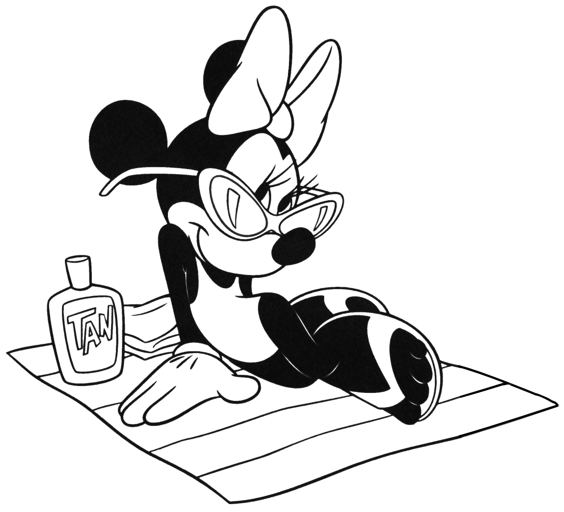 Free Baby Minnie Mouse Coloring Pages Free Printable Minnie Mouse Coloring Pages For Kids
