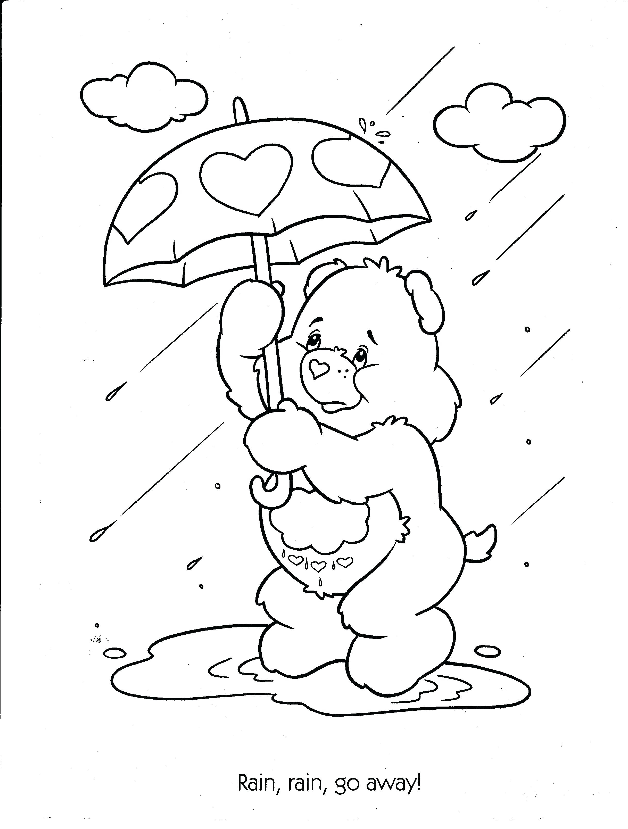 Free Care Bear Coloring Pages Care Bear Coloring Pages Printable Lagunapaperco