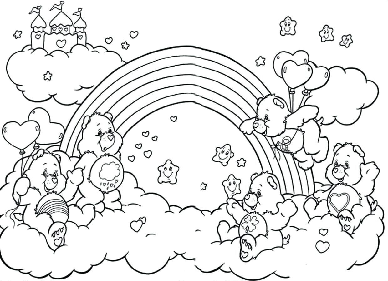 Free Care Bear Coloring Pages Care Bear Coloring Pages To Print Highendpaperco