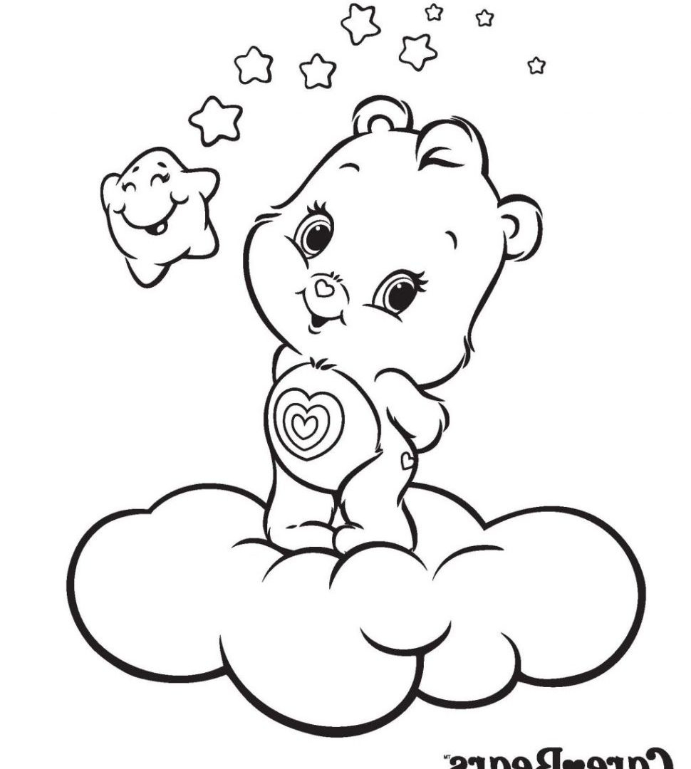 Free Care Bear Coloring Pages Care Bears Kite Adventures Care Lot Coloring Page Best Free