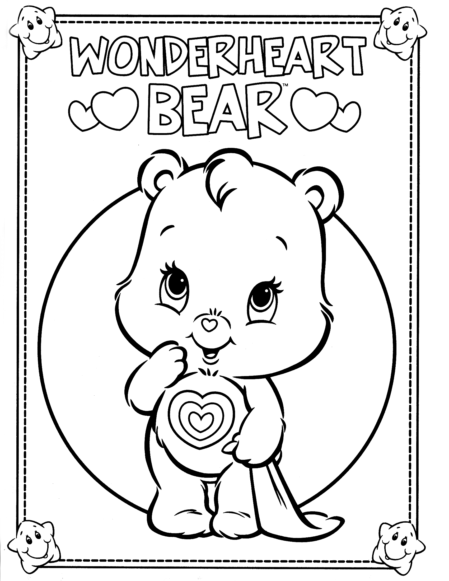 Free Care Bear Coloring Pages Free Care Bear Coloring Pages At Getdrawings Free For Personal