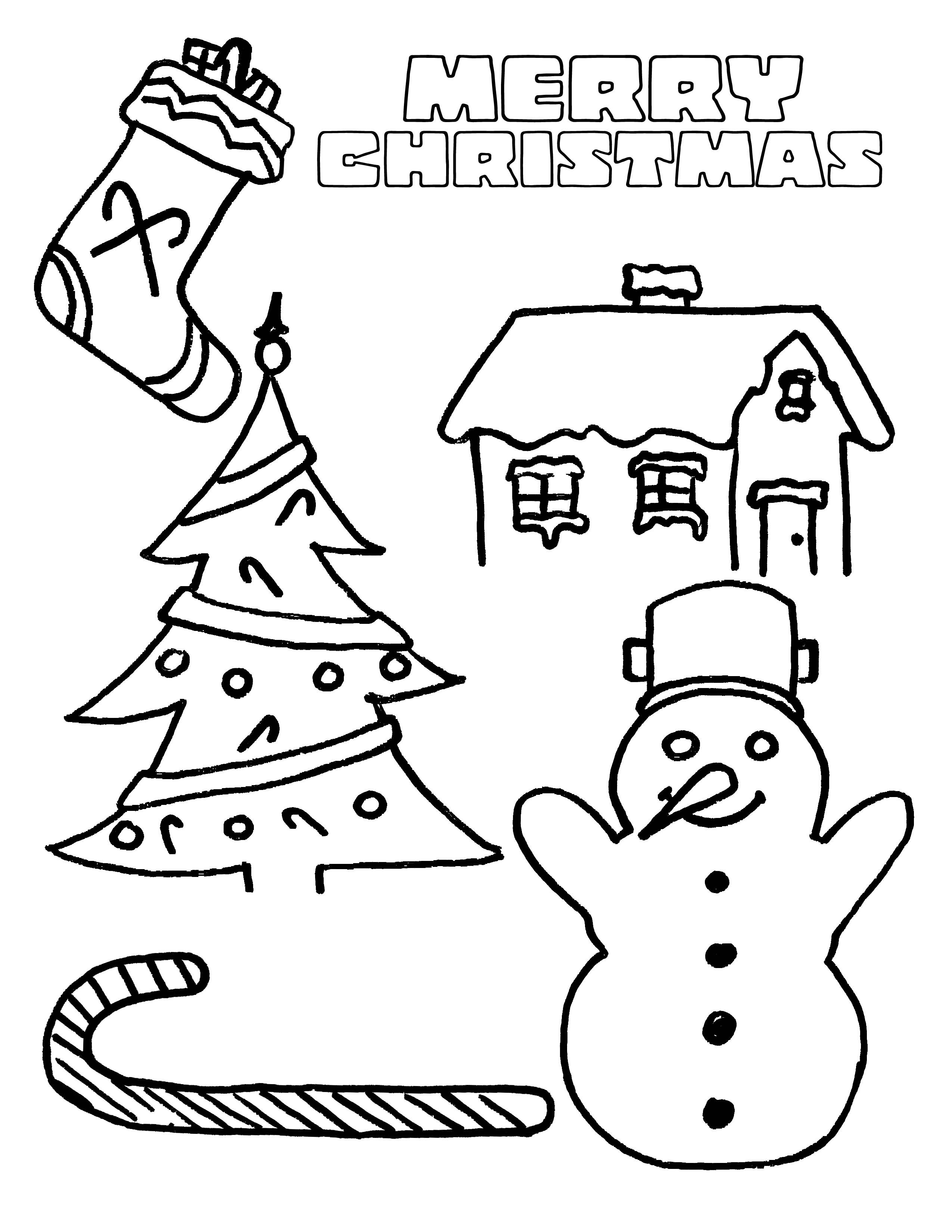 Free Christmas Printable Coloring Pages Party Simplicity Free Christmas Coloring Page For Kids