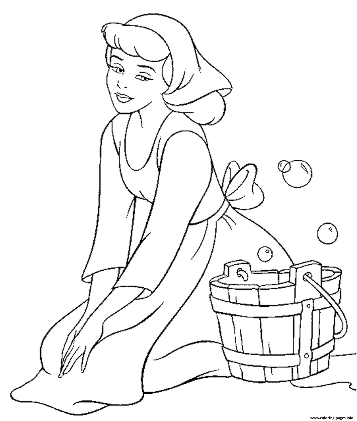 Free Cinderella Coloring Pages Colouring Pages On Cinderella Coloring Of Printable Free To Print